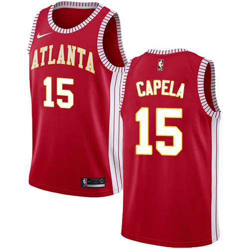 ATL Red Nike A. Hawks #15 NBA Jersey Basketball Jersey Premium Quality