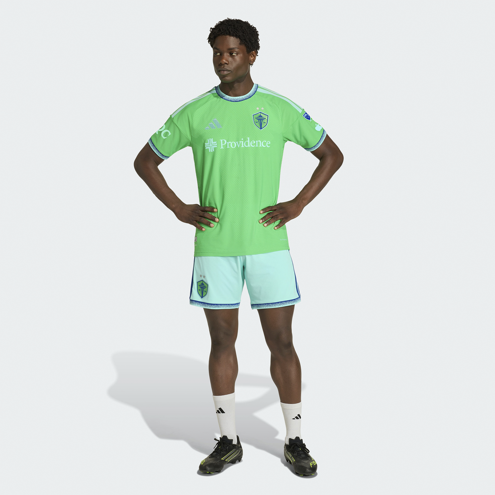 [SJH] Seattle Sounders FC 2026 The Evergreen State Kit On-Field Authentic Patch Jersey - Rave Green