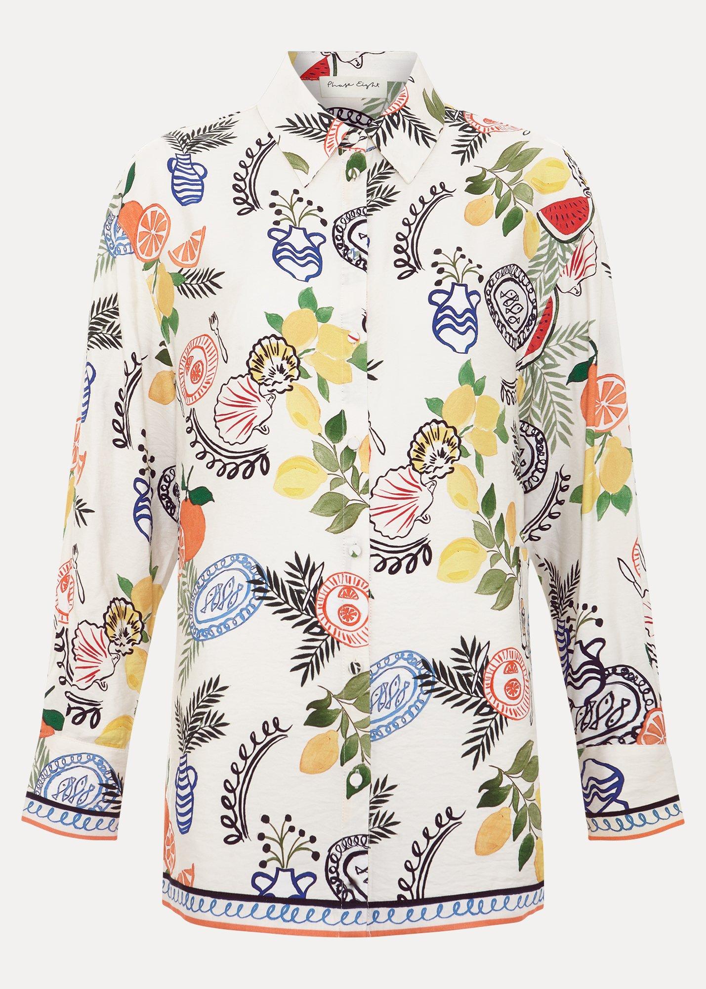 Zeliha Print Shirt