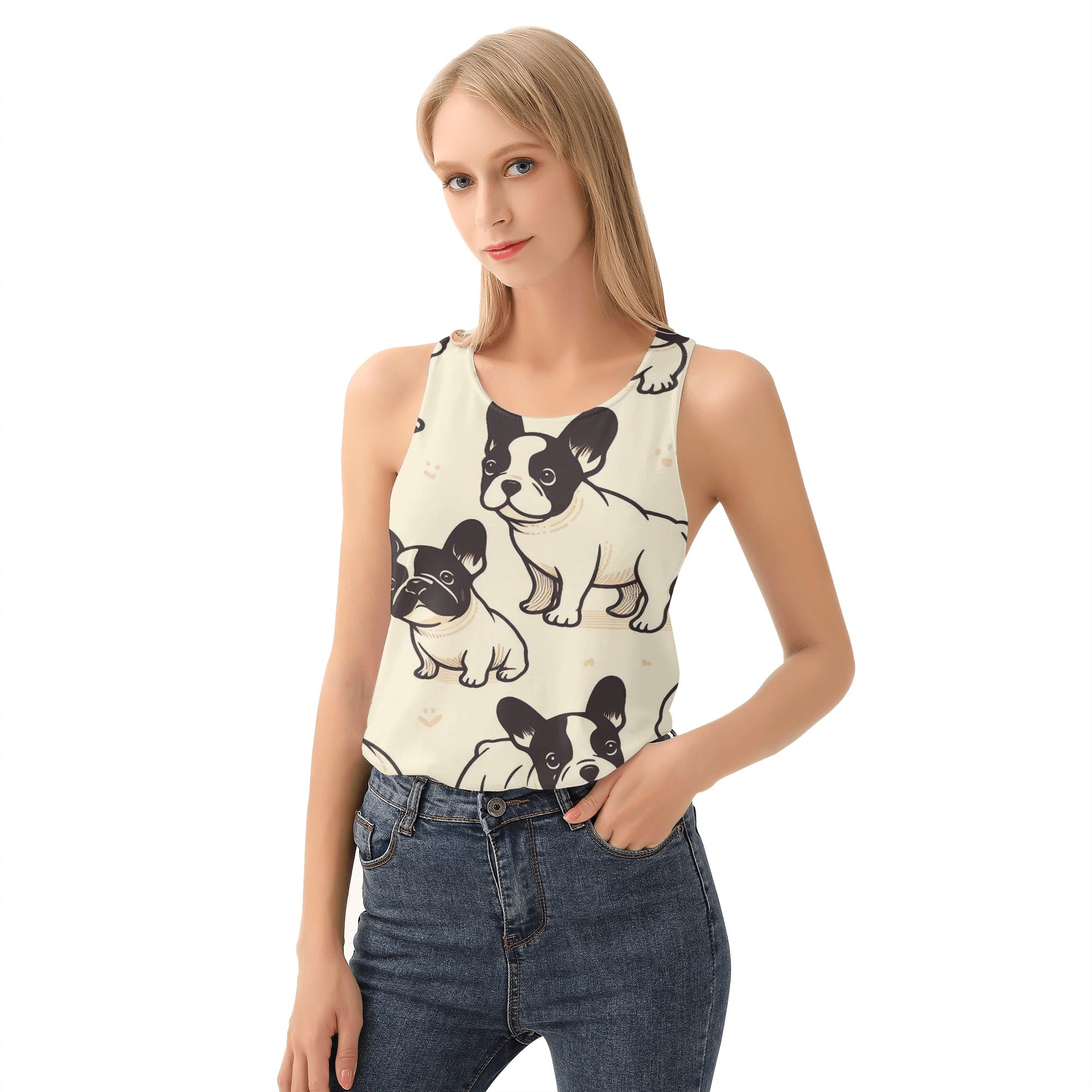 Safe French Bulldog Nala - Safe Women Tank Tops Indoor Use