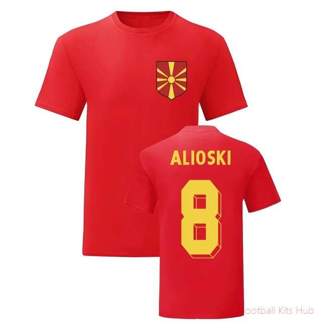 Ezgjan Alioski Macedonia National Hero Tee\\'s (Red)
