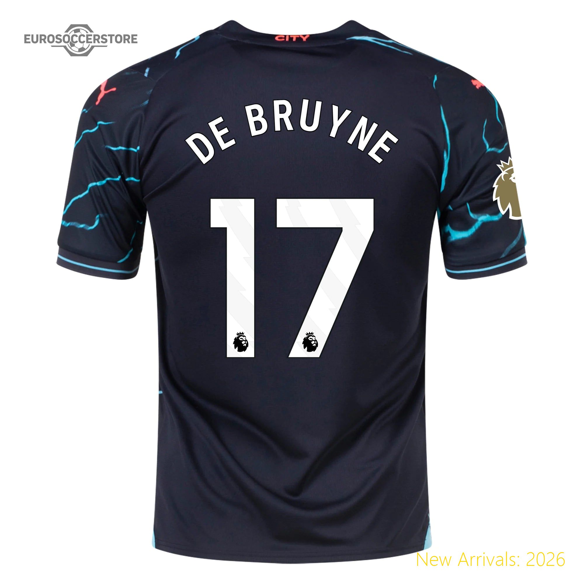 Fashionable Men Premium Mci Football Legend Third Jersey 2023