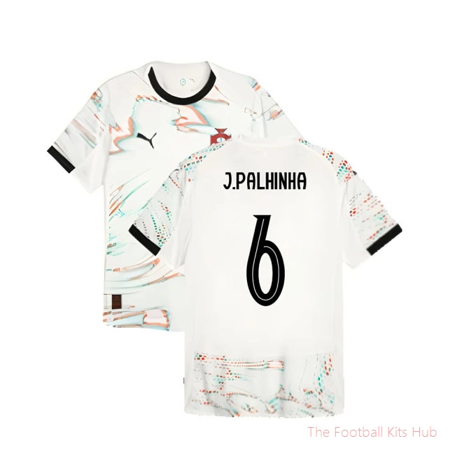 2025-2026 Portugal Away Authentic Jersey (J.Palhinha 6)