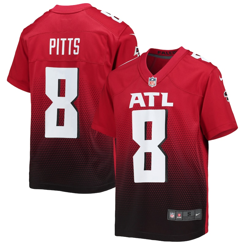 None Kyle Pitts Sr. Atlanta Falcons Energetic Replica Jersey