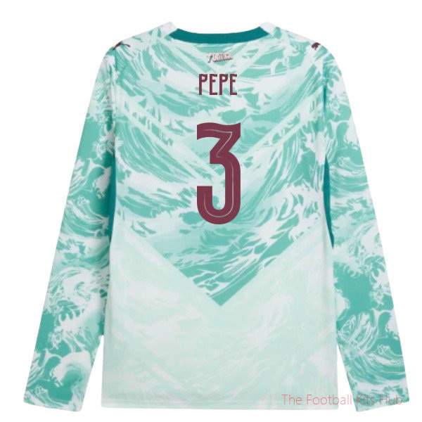 [LK] 2026/27 Portugal Long Sleeves Away Shirt (Pepe 3)