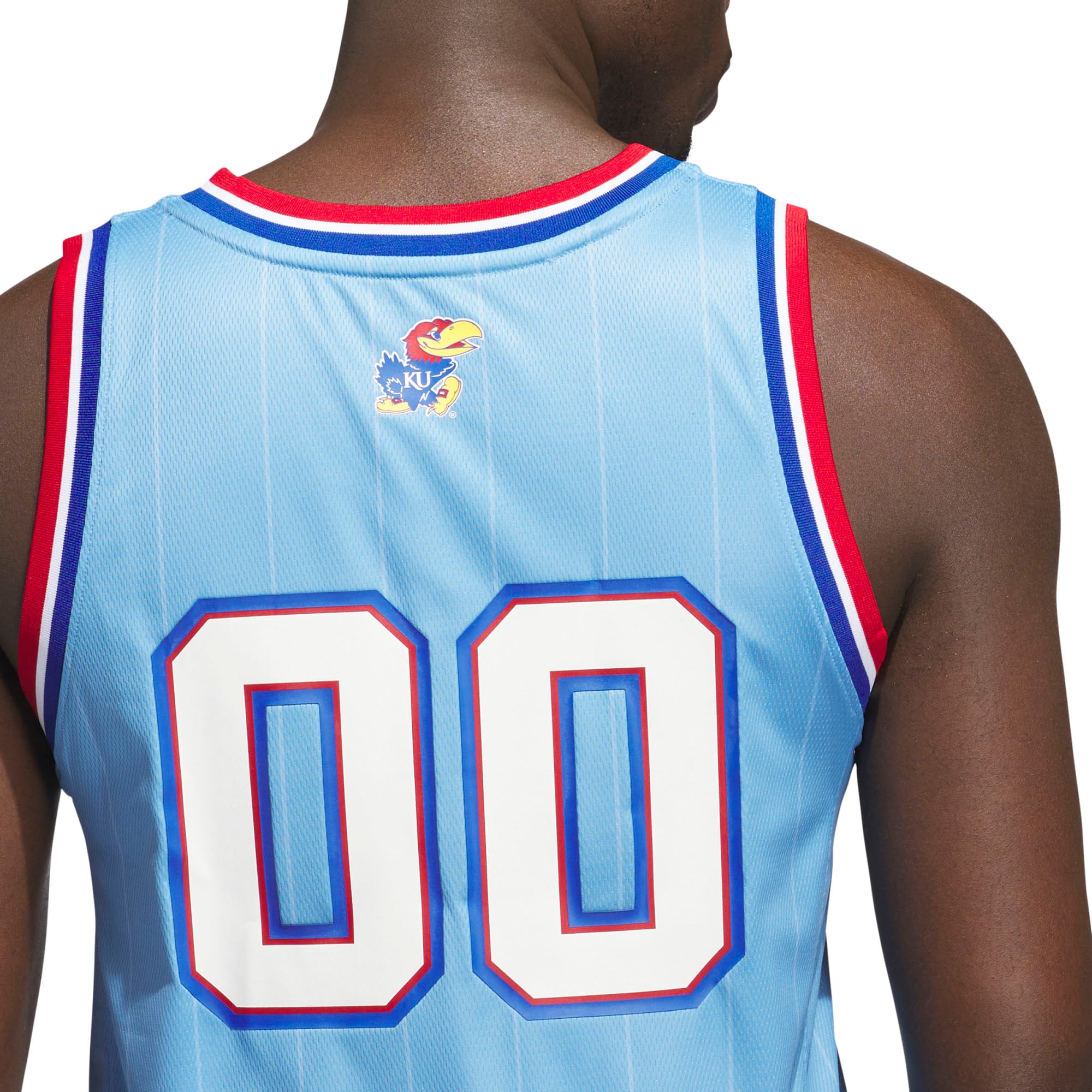 #00 Kansas Jayhawks adidas Replica Swingman Jersey - Light Blue