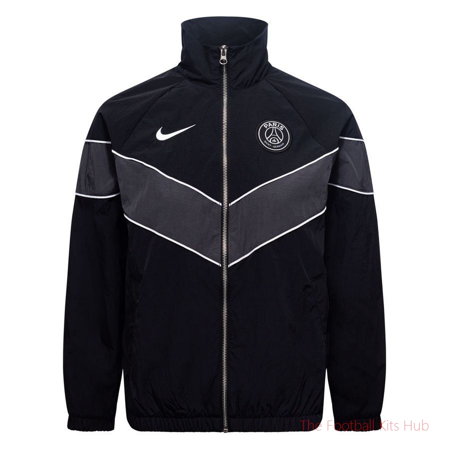 Paris Saint Germain Jacket NSW UV Woven Windrunner - Black/Anthracite Women