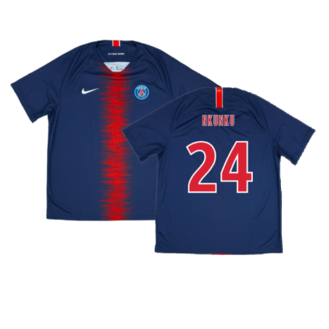 2018-2019 PSG Home Shirt Moisture Wicking Durable Stitching