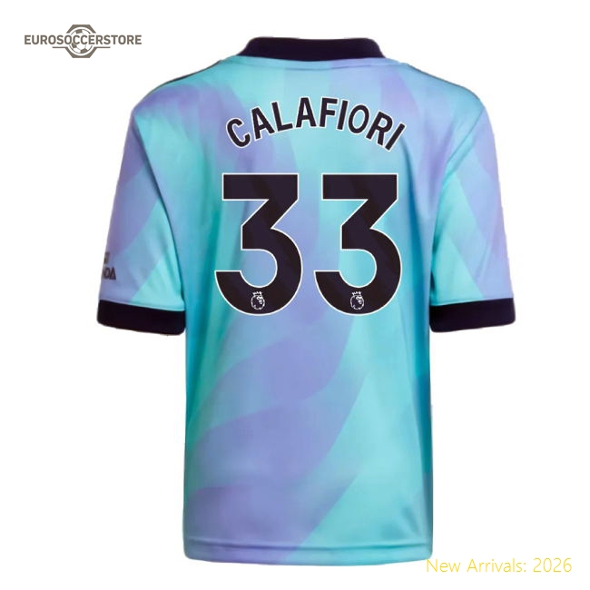 Durable Mini Arsenal Calafiori Jersey 2024-2025 Machine-washable