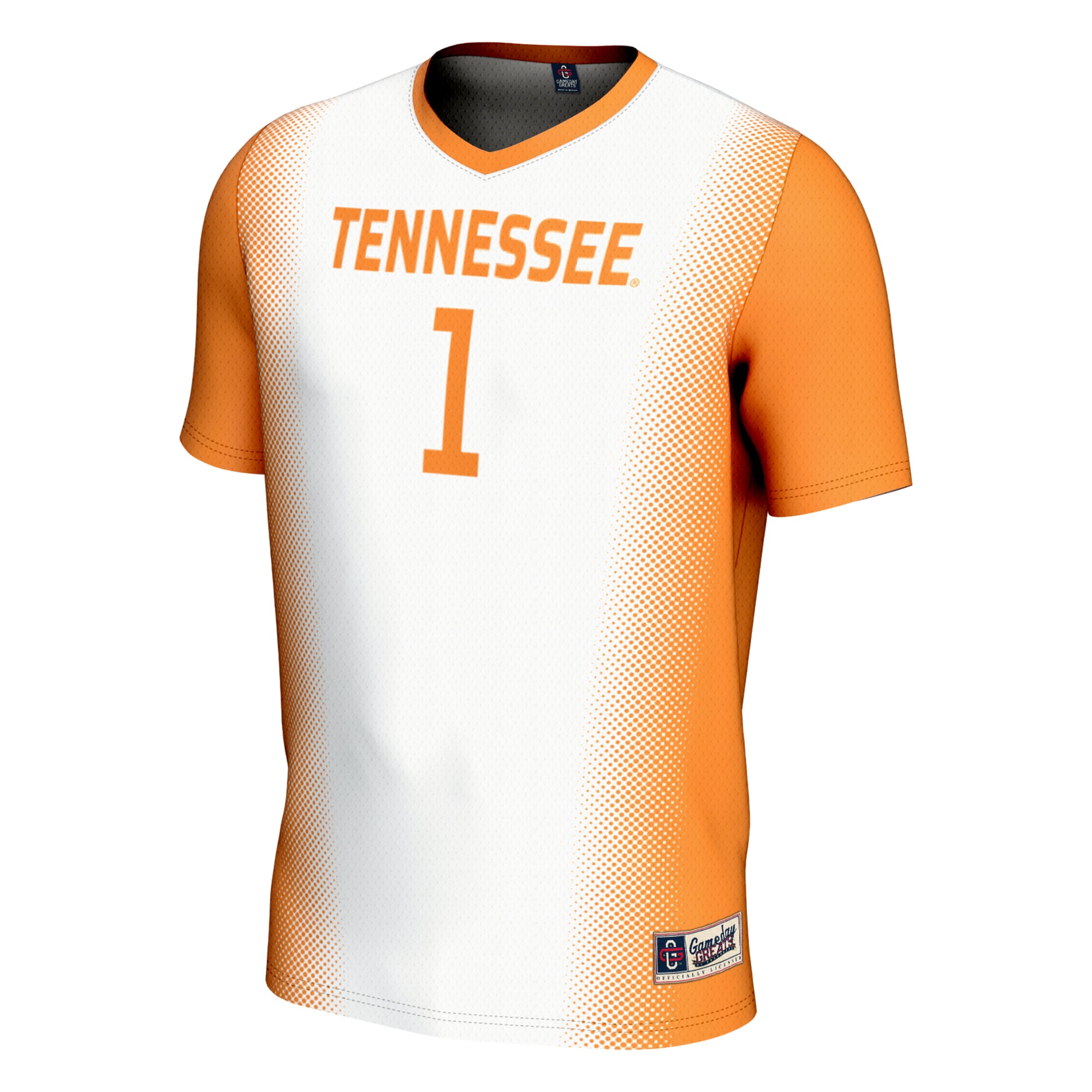 [SJH] Tennessee Volunteers GameDay Greats Unisex Lightweight Women's Soccer Jersey - White