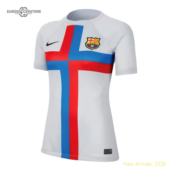 Pro Third Barcelona Jersey Moisture-wicking Breathable