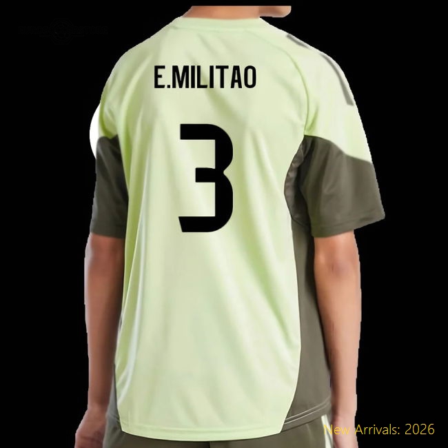 Football Team E.militao Non-toxic Kids Jersey Aeroready