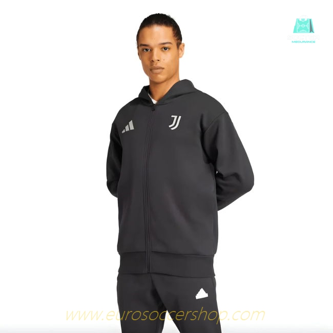 2024-2025 Juventus Anthem Jacket (Black)