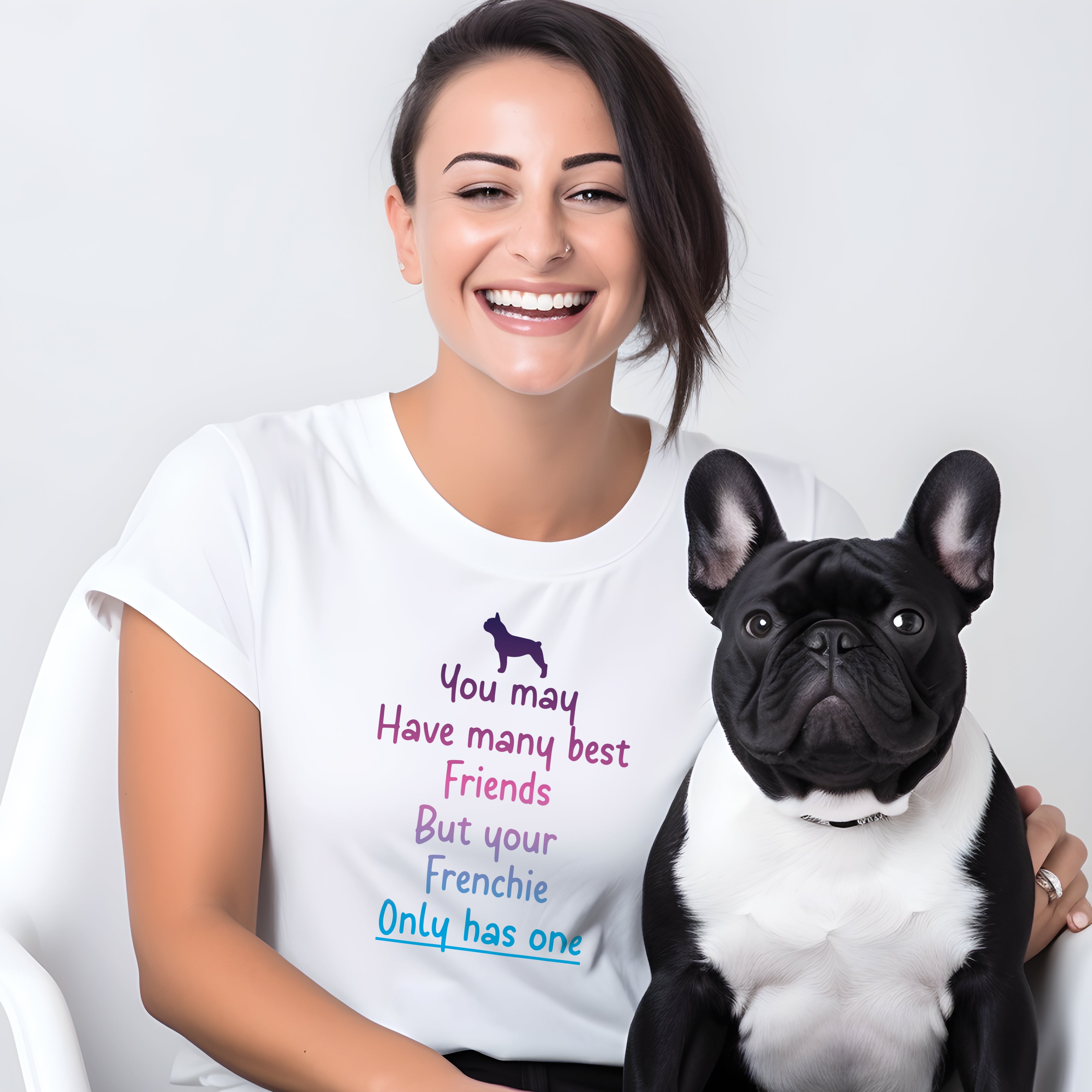 Stylish Frenchie Devotion - Unisex T-shirt for Fashion Lovers Durable