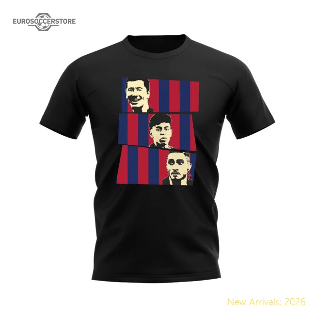 Best-Selling Lewandowski Lamine Yamal Raphinha Barcelona Trio T-Shirt