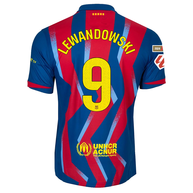 Barcelona Patches 2025-2026 La  Home Jersey – Authentic Shirt