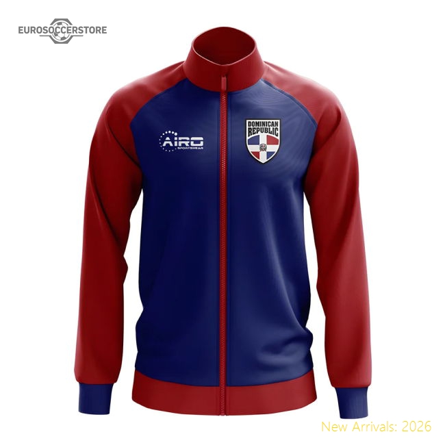 Dominican Republic Concept Football Track Jacket (blue) - Kids