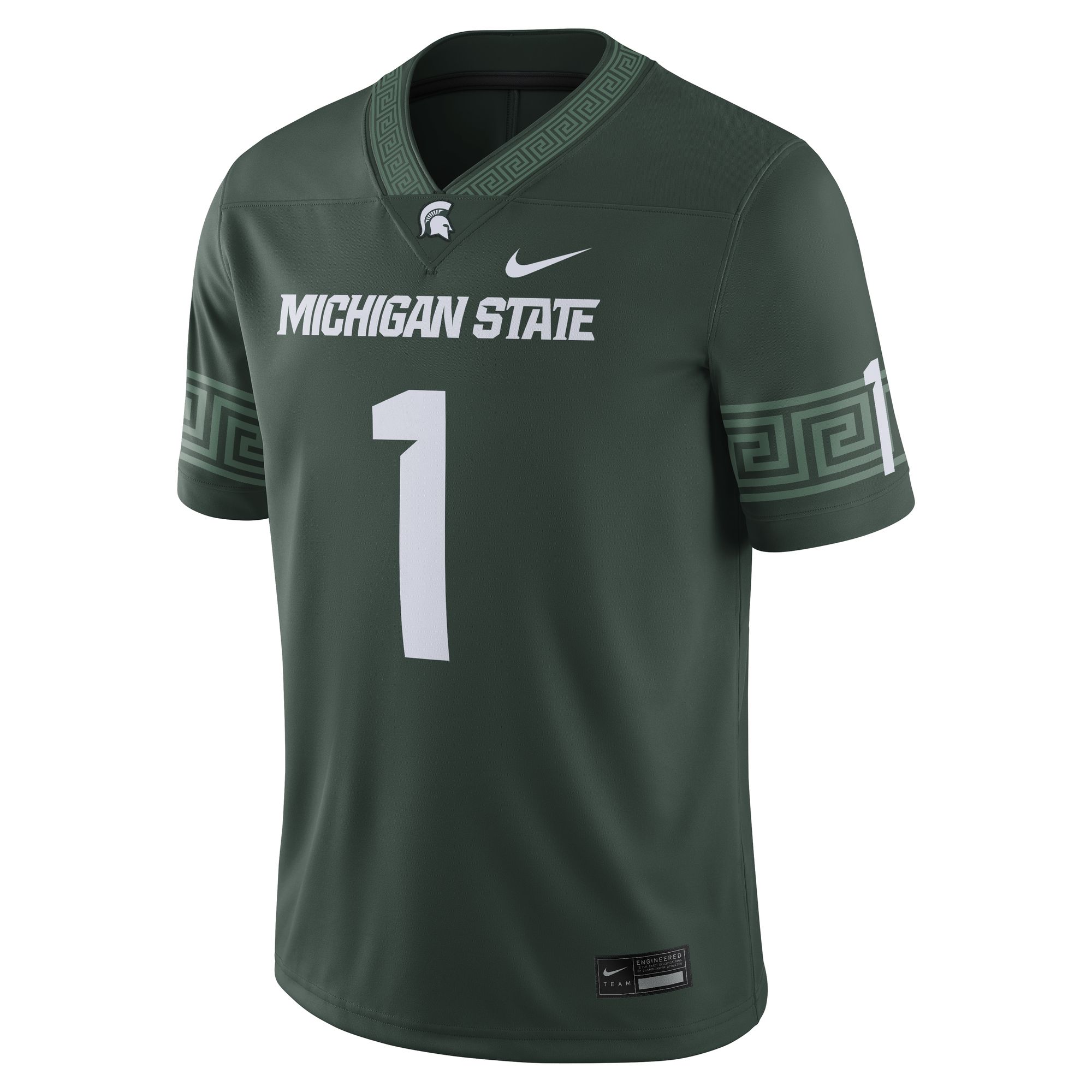 [NJP] Michigan State Spartans Football Game Jersey - Green