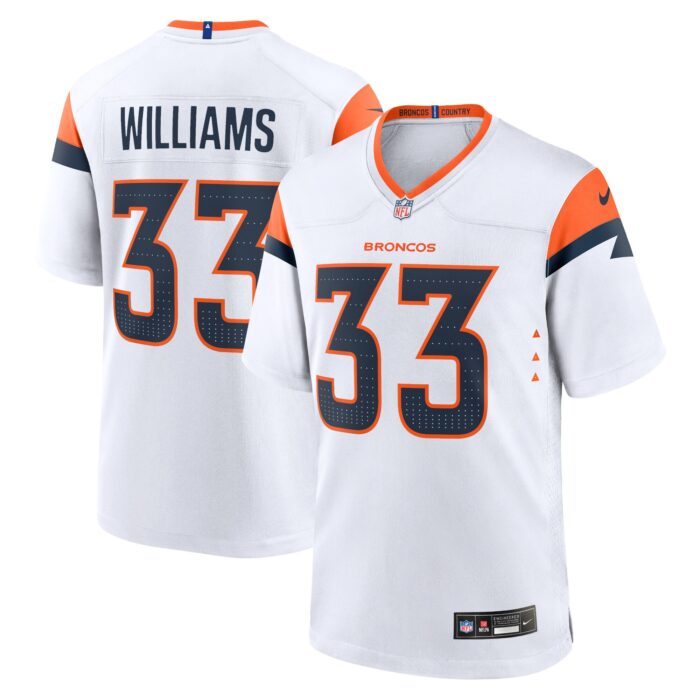 None Men's DEN Broncos Energetic Game-Ready Jersey for NFL Fans
