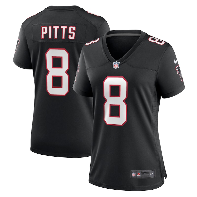 None Kyle Pitts Atlanta Falcons Powerhouse Team Game Jersey for NFL Fa