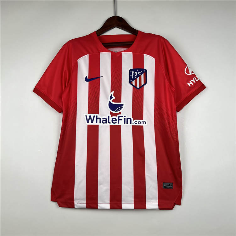 Comfort Fit Atletico Madrid 2324 Home Football Shirt Soccer Jersey
