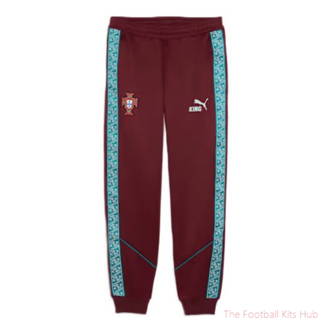 2026-2027 Portugal KING Anthem Pants (Ruby) - Kids