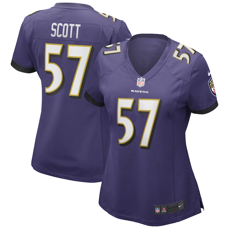 None Bart Scott BAL Ravens Victory Official Jersey Game Day Wear
