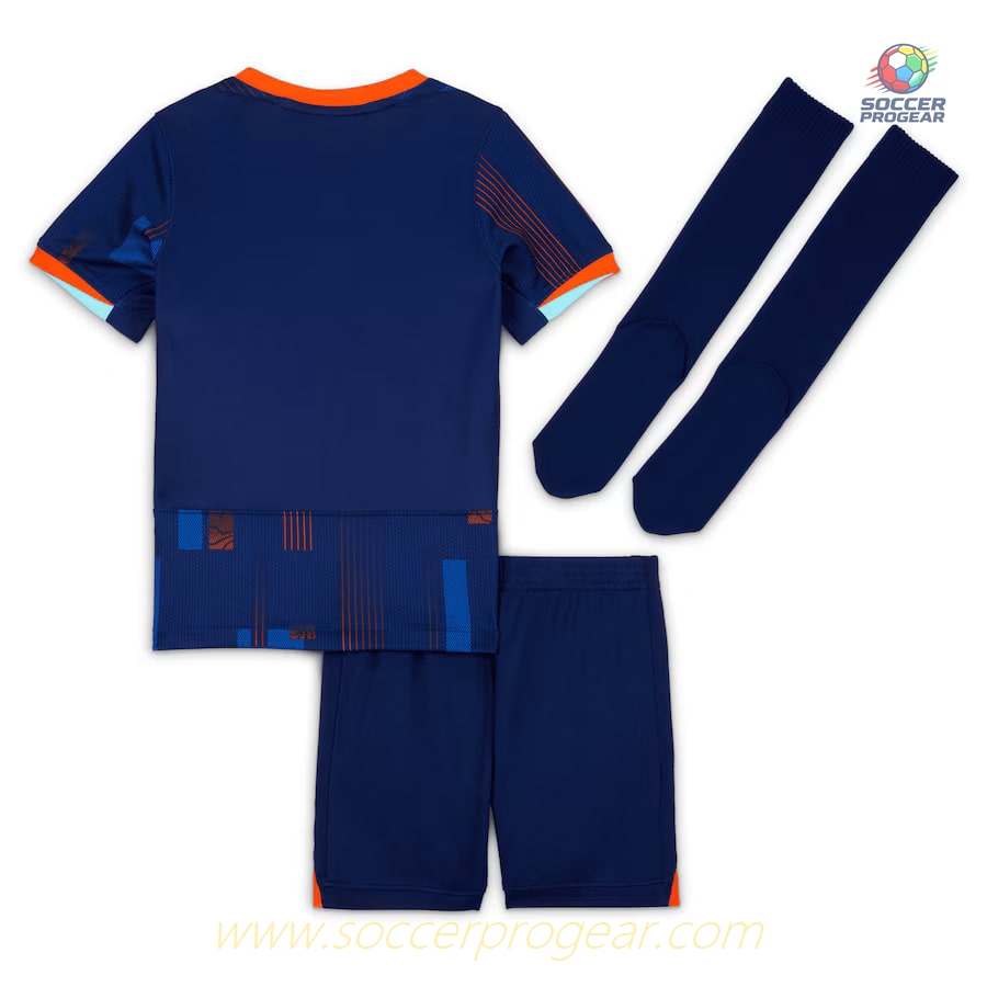 Netherlands Away Kids Football Kit Soccer Shirt 2024-2025 Season