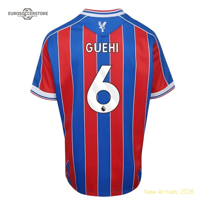 2025-2026 Crystal Palace Home Shirt (Kids) (Guehi 6)