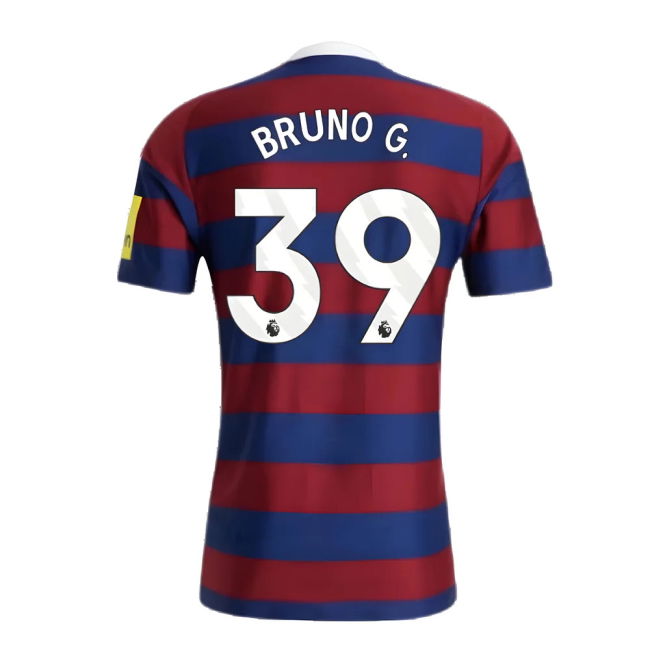 Enthusiastic Newcastle Newcastle United Away Shirt Bruno G #39 Pro...