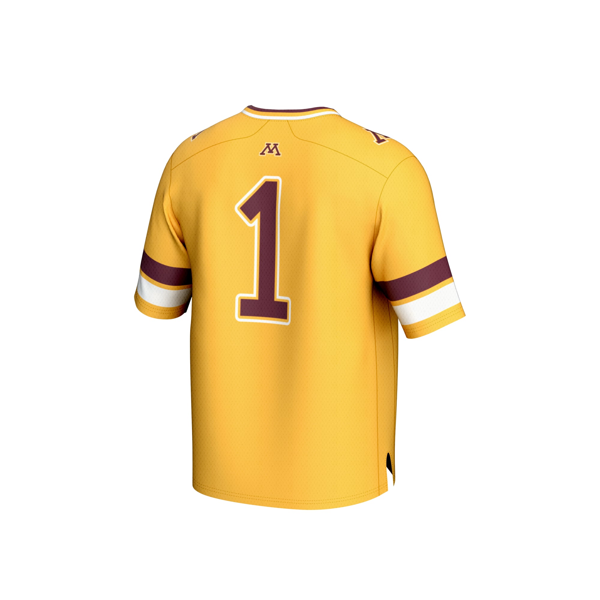 Youth #1 Gold Minnesota Golden Gophers Collegiate Football Fashion Jersey