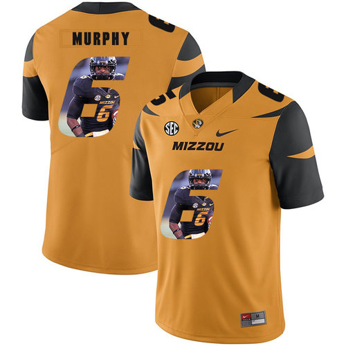 Men's None Gold 2024 match worn Marcus Murphy #6 alternate jersey