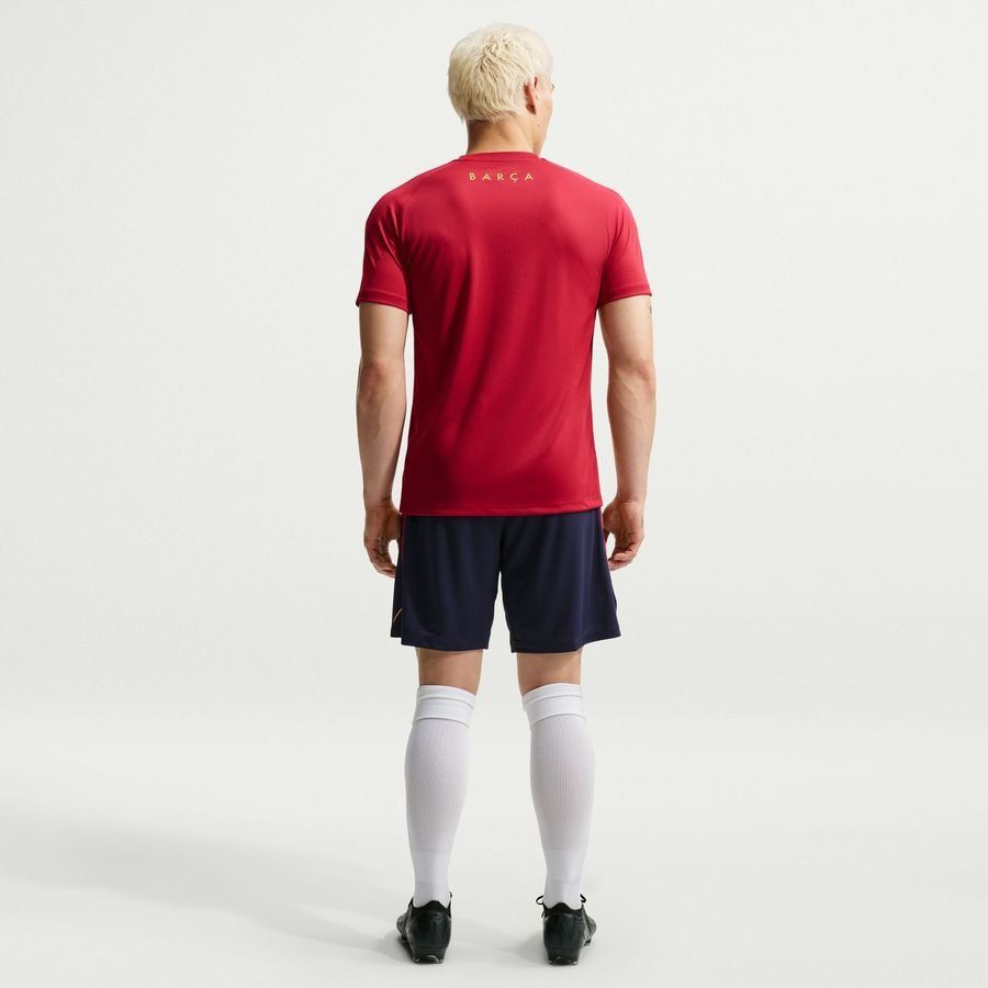Barcelona Training Shorts Dri-FIT Strike - Blackened Blue/Noble Red/Mineral Yellow