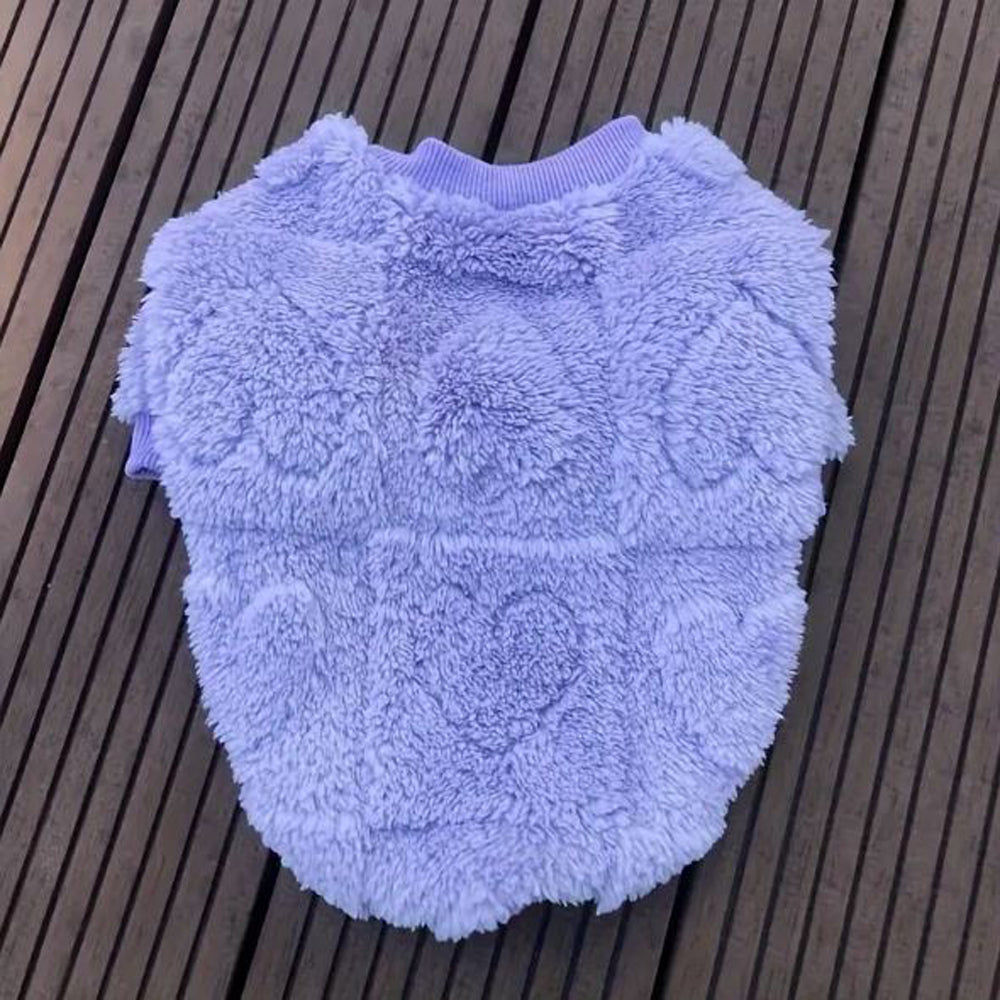 - Stylish Frenchie Winter Sweater Plush Dog Apparel For Dog Lovers