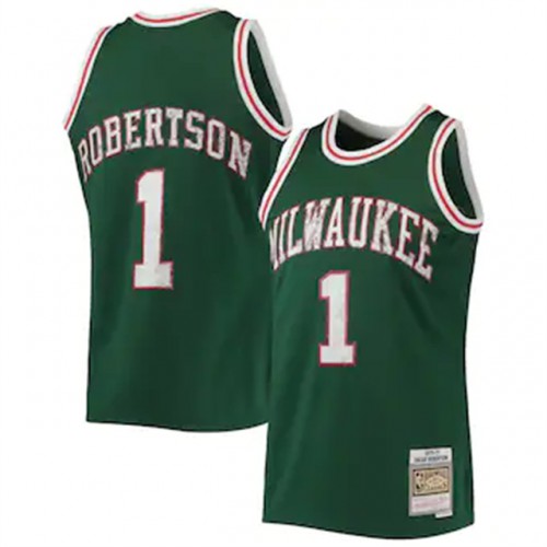 Green Nike Milwaukee Bucks #1 Bucks Jersey - Polyester Game Day Wear