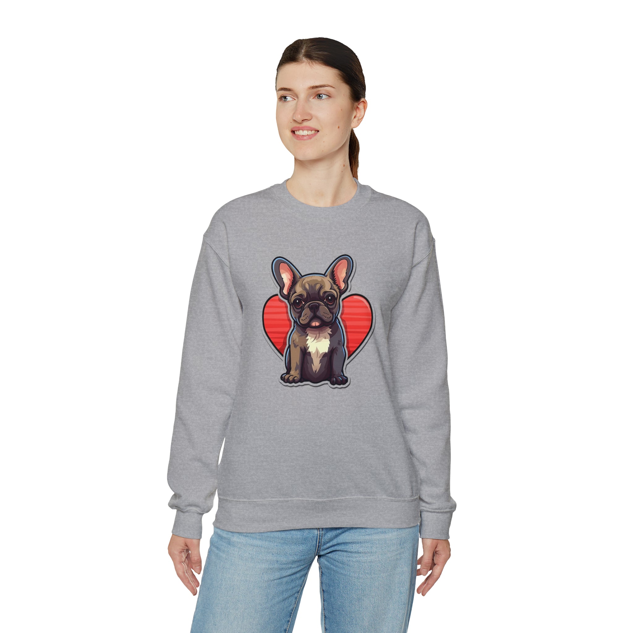 Premium Trendy Frenchie Love - Unisex Sweatshirt as a Gift Stylish