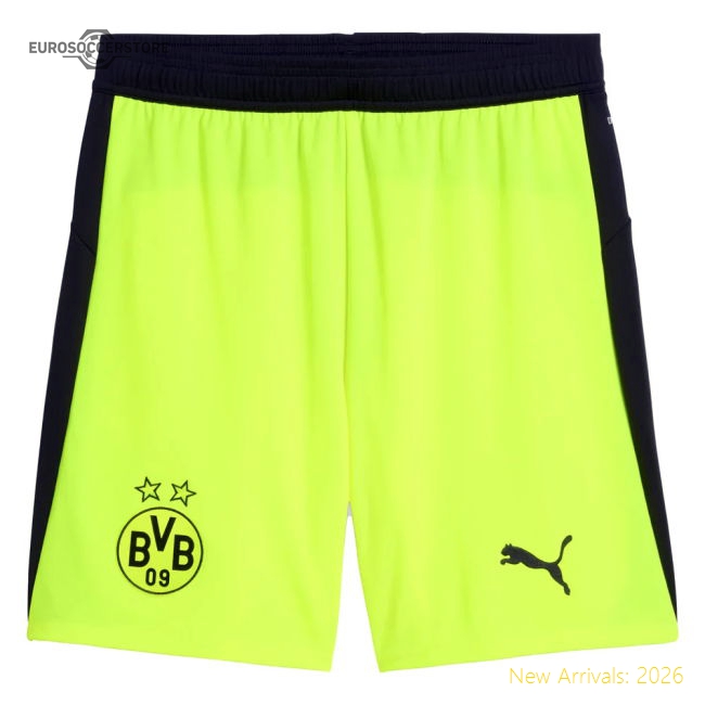 2025-2026 Borussia Dortmund Away Match Shorts (yellow) - Supporter Edition