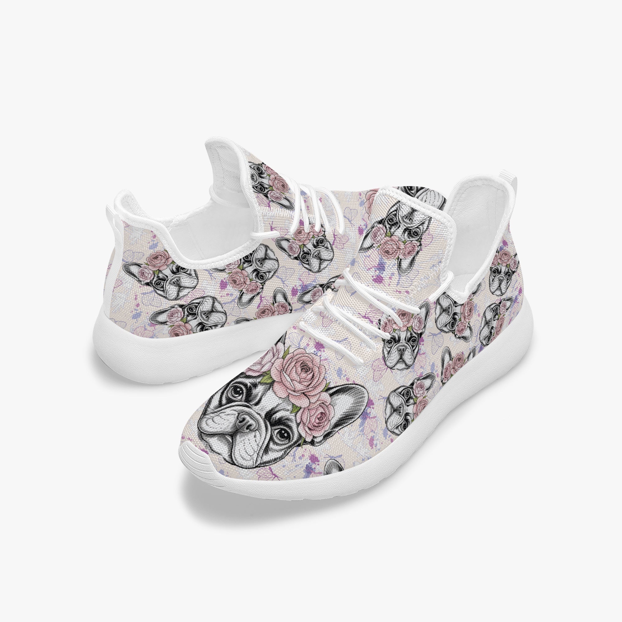Lifestyle-Driven Dumpling - Classic Sneakers for French Bulldog Lovers