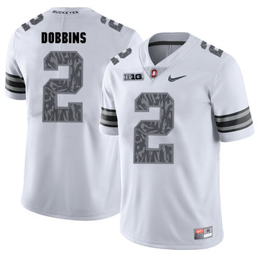 Men's OSU Ohio White 2024 official None #2 team authorized Jersey