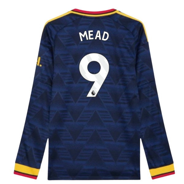 [JED] 2026 2027 Arsenal Long Sleeve Shirt Away Authentic Kit (Mead 9)