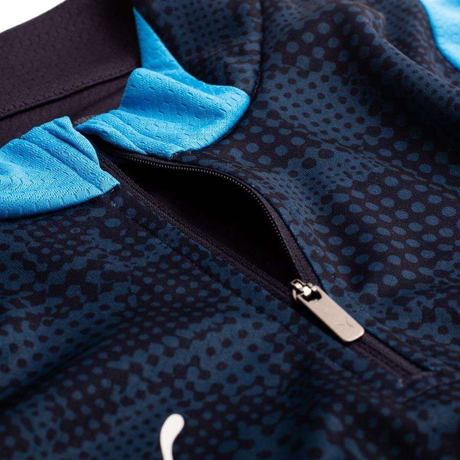 Marseille Training Shirt 1/4 Zip - New Navy/Bleu Azur