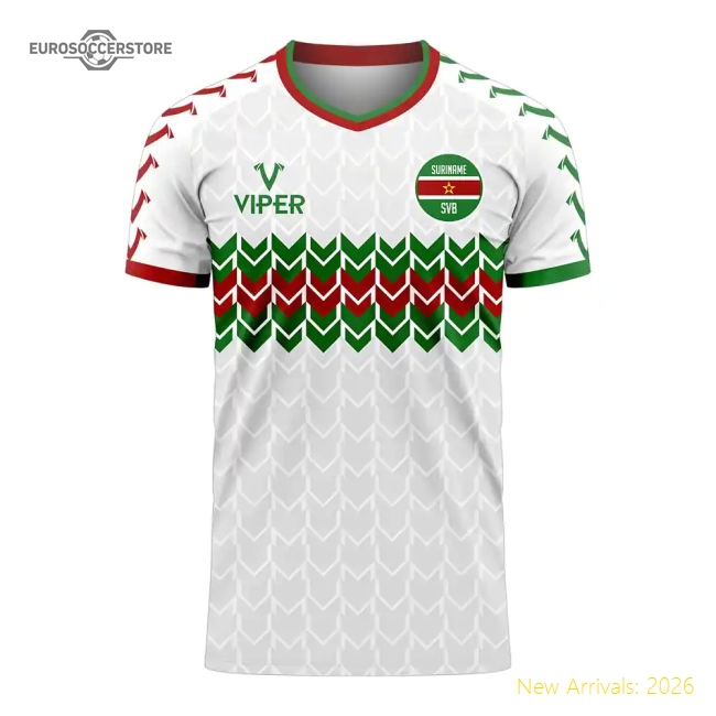 Suriname 2025-2026 Home Concept Football Kit (viper) - Womens