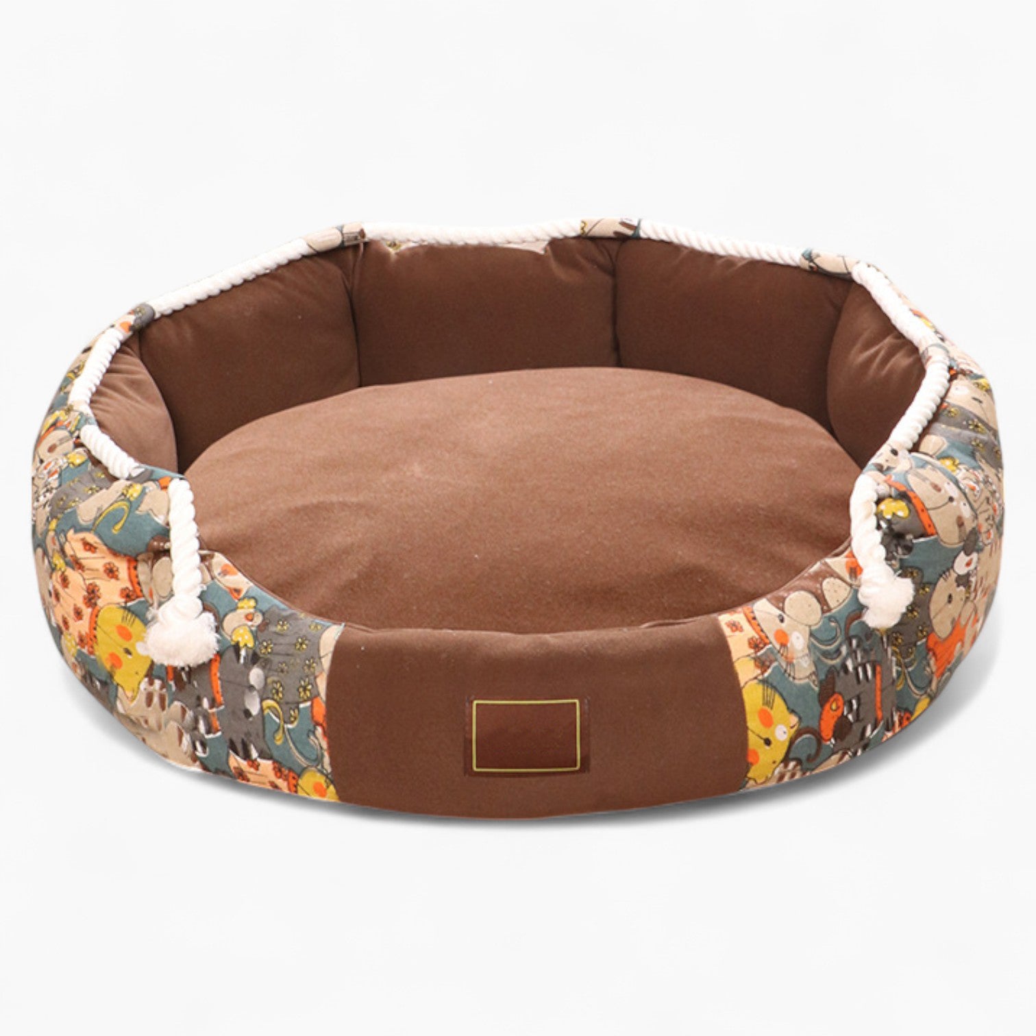 Snuggo French Bulldog Bed – Washable Waterproof Non-Slip Elastic Comfort for Dogs