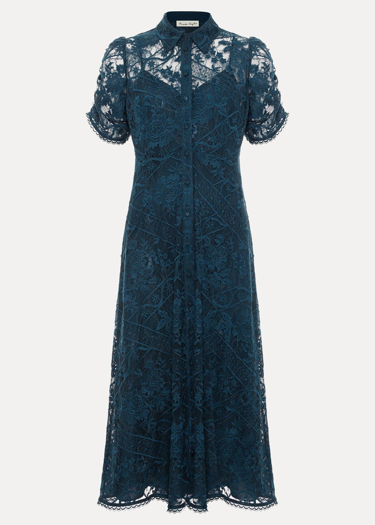 Lunna Lace Midi Skirt Dress