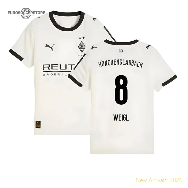 High-quality 2025-2026 Borussia Mgb Home Shirt (kids) (weigl 8)
