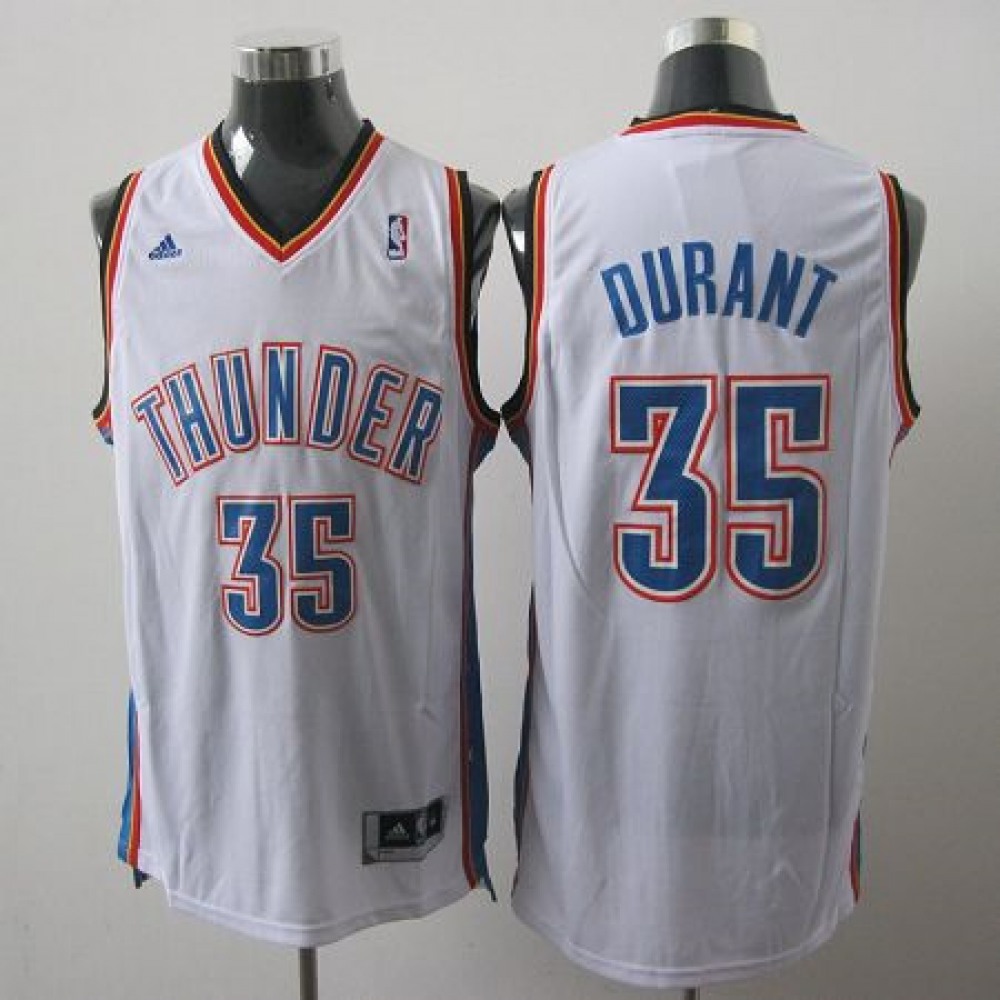 Performance Men's OKC Thunder #35 Kevin White Basketball Jersey