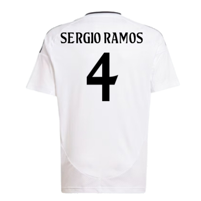 Premium 2024-2025 Real Madrid Home Kit (kids) (sergio Ramos 4)