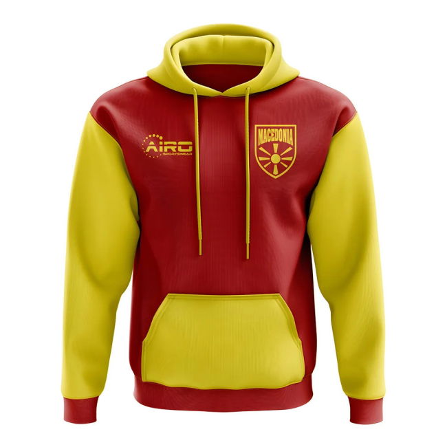 Official Macedonia Concept Country Football Hoody (Red)