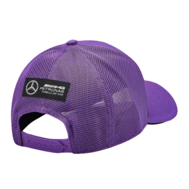 World Cup Premium Mercedes 2023 Lewis Hamilton Trucker Cap (Purple)