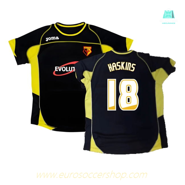 Watford 2009-10 Away Shirt ((Excellent) M) (Haskins 18)